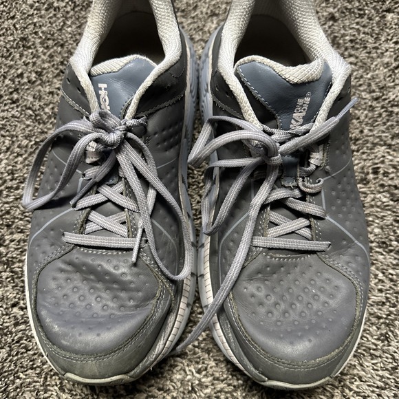 Hoka‎ Gaviota LTR Grey Leather  Women's Size 9 Running Trainer - Picture 5 of 9